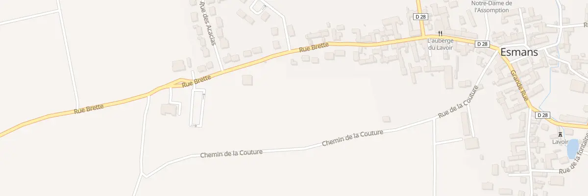 Plan du 25 Rue Brette à Esmans