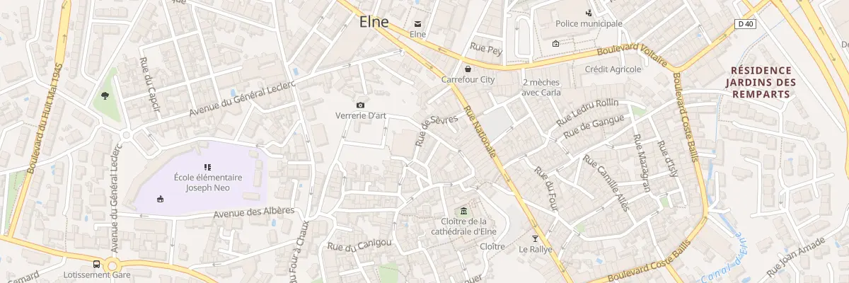 Plan du 8 Rue de Sevres à Elne