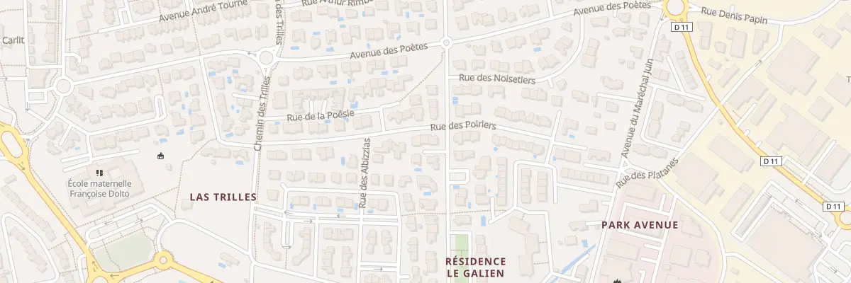 Plan du 24 Rue des Poiriers à Elne