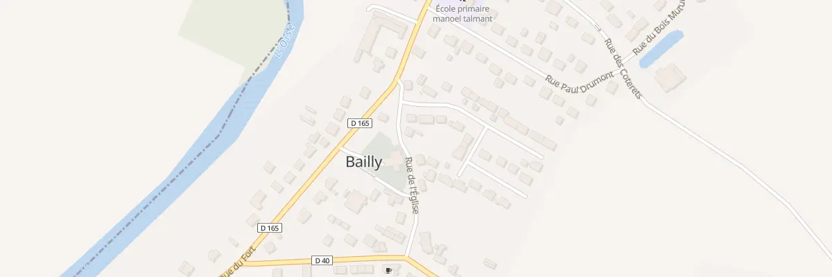 Plan du 9 Rue de l’Eglise à Bailly