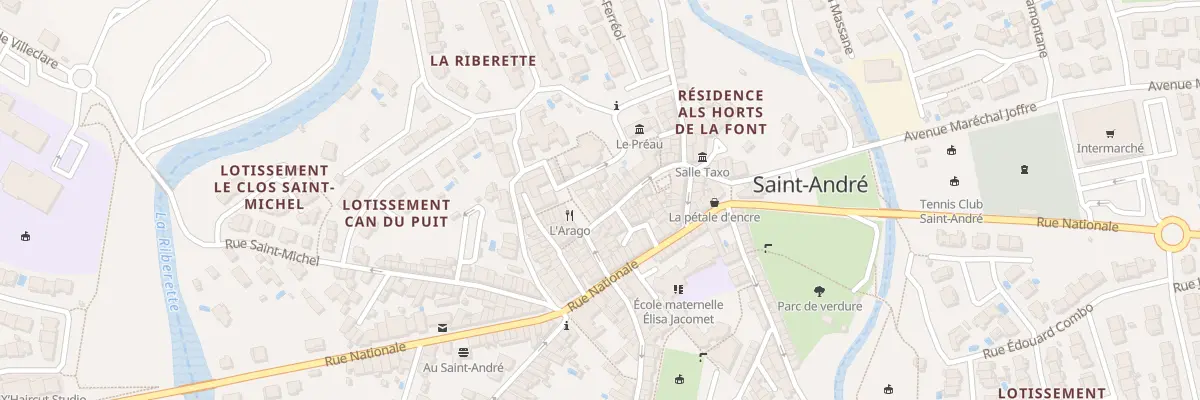 Plan du 6 Rue de la Republique à Saint-André