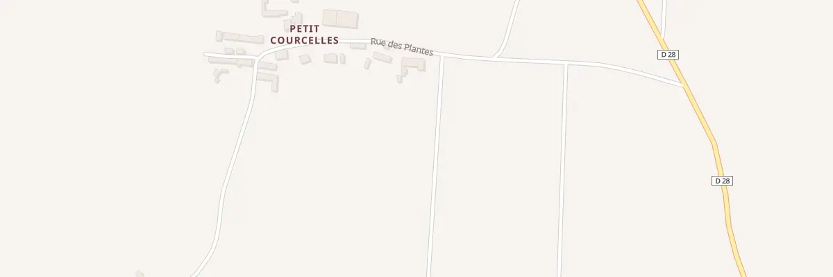 Plan du 14 Ham de Petit Courcelles à Chevry-en-Sereine