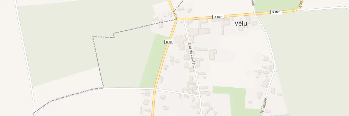 Plan du 2 Rue de Bertincourt à Vélu