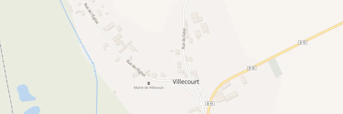 Plan du 5 Rue de Falvy à Villecourt