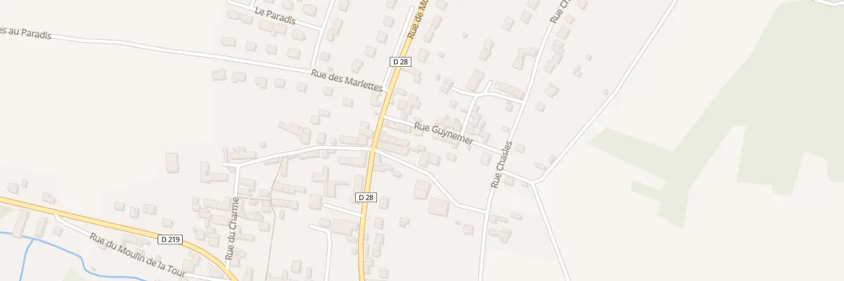 Plan du 6 Rue Guynemer à Voulx
