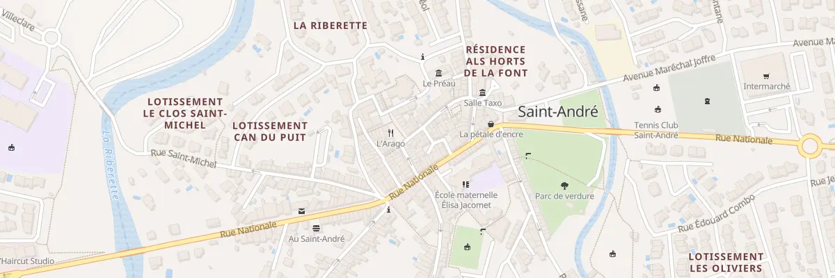 Plan du 3 Rue de la Republique à Saint-André