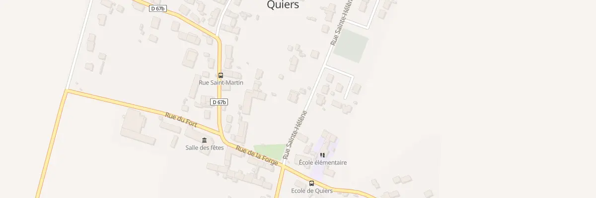 Plan du 9 Rue du Cimetiere à Quiers