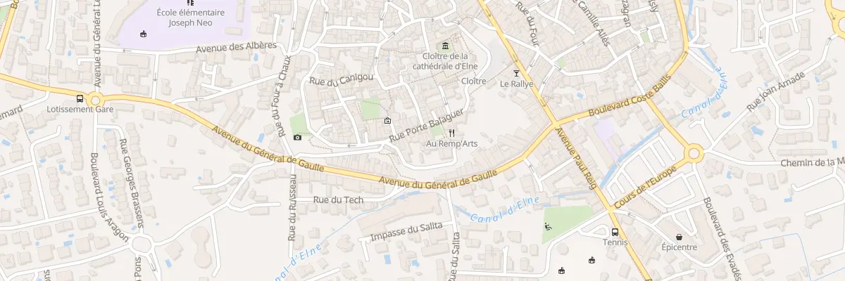 Plan du 13 Pl du Cdt Roger à Elne