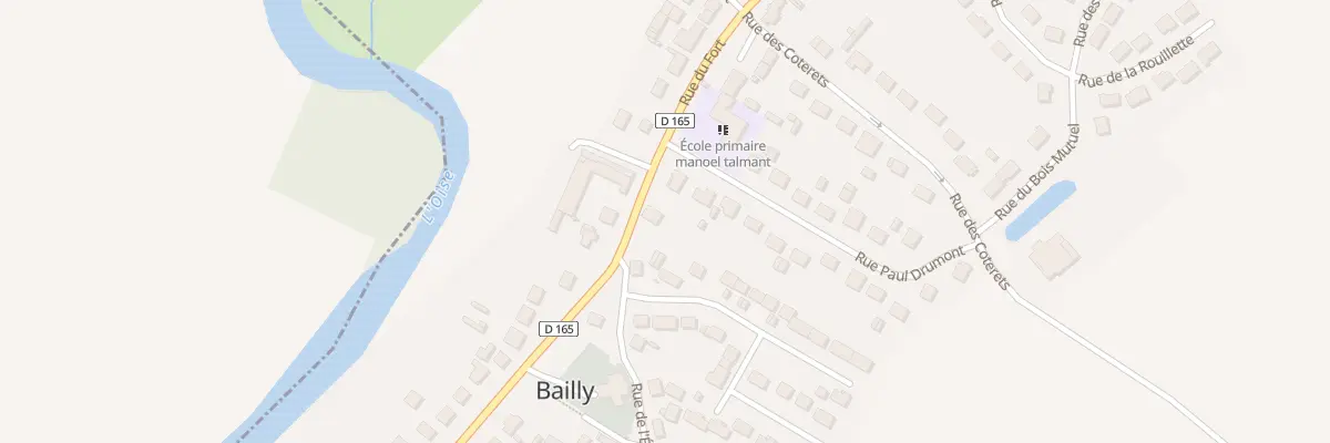 Plan du 5 Rue du Fort à Bailly