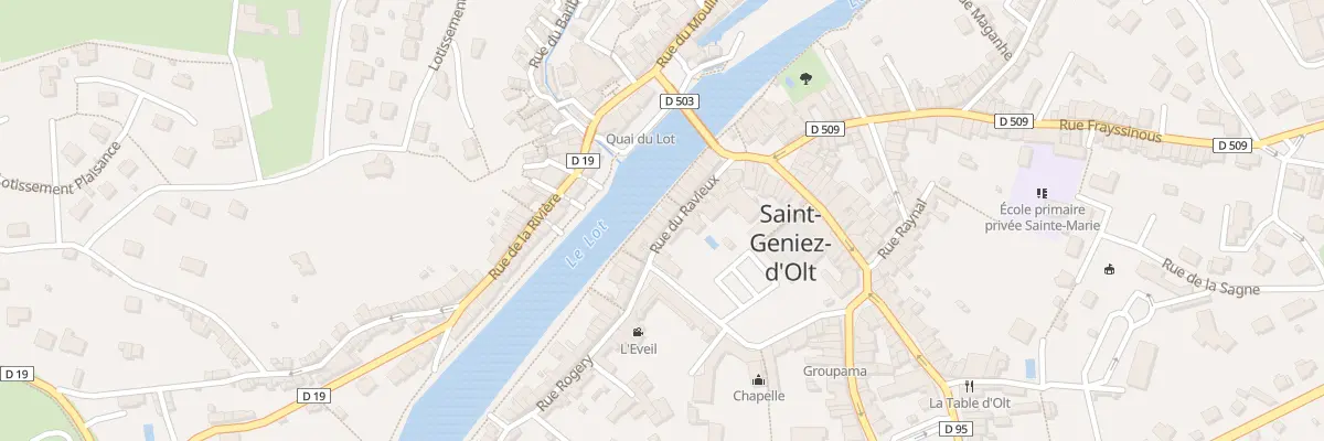 Plan du 22 Rue du Ravieux à Saint Geniez d’Olt et d’Aubrac