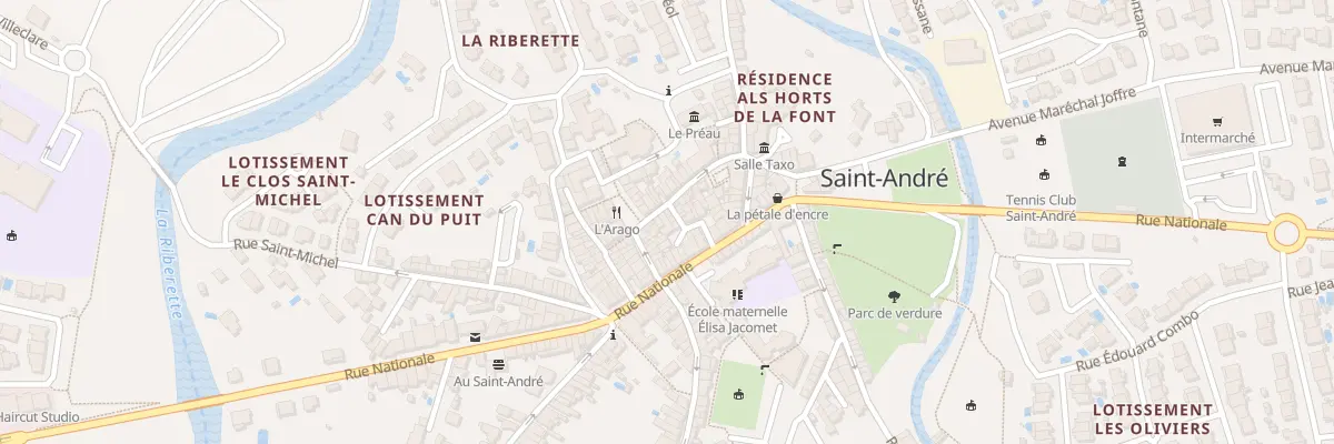 Plan du 5B Rue de la Republique à Saint-André