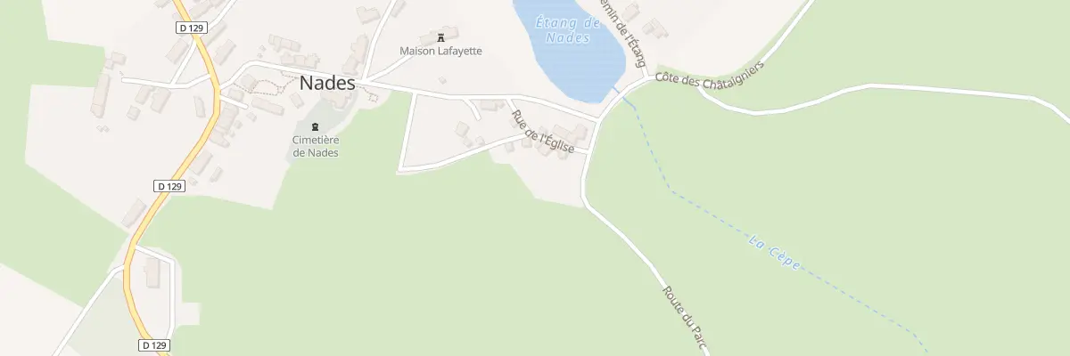 Plan du 5064A Le Bourg à Nades
