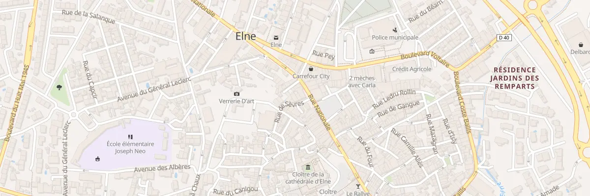 Plan du 11 Rue de Sevres à Elne