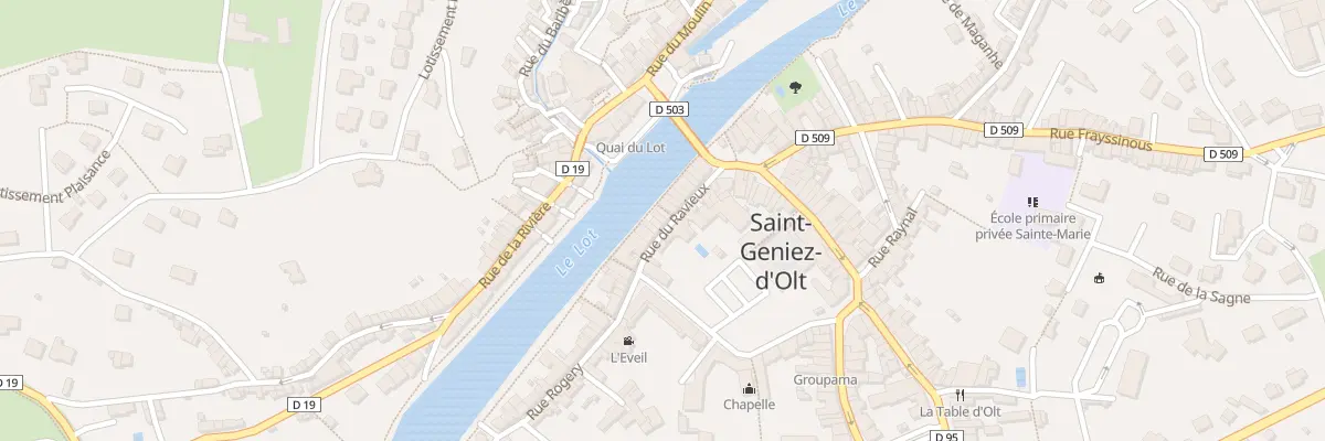 Plan du 5172 Rue du Ravieux à Saint Geniez d’Olt et d’Aubrac