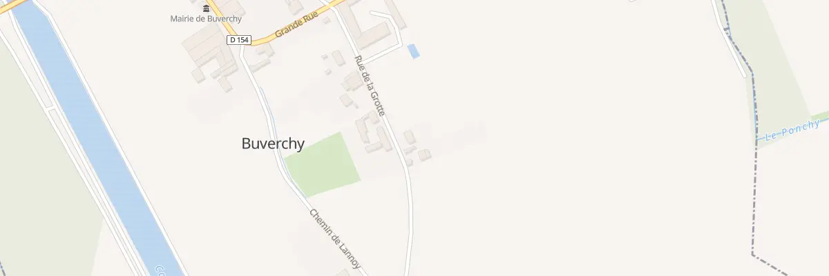 Plan du 1 Rue de la Grotte à Buverchy