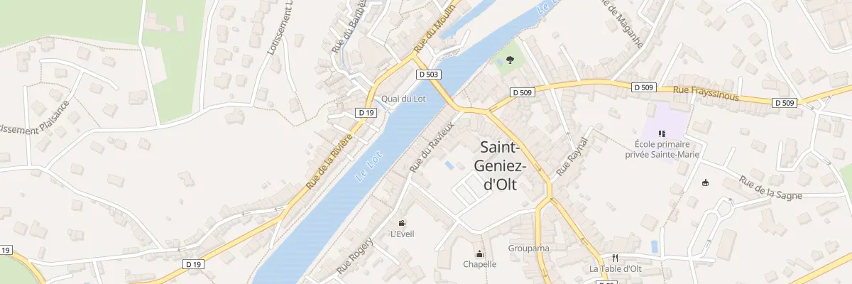 Plan du 16 Rue du Ravieux à Saint Geniez d’Olt et d’Aubrac