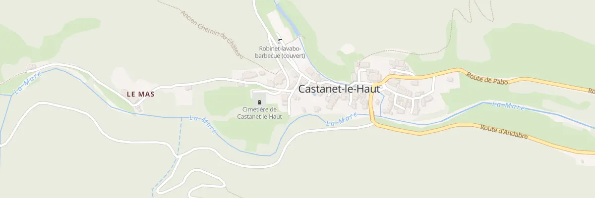 Plan du 3 Rue du Chateau à Castanet-le-Haut