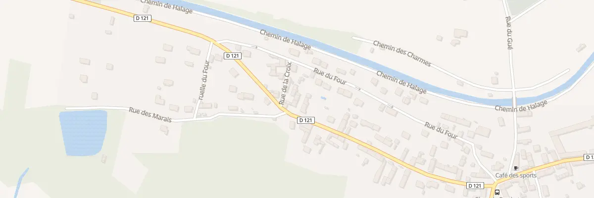 Plan du 40 Rue Charles de Gaulle à Congis-sur-Thérouanne
