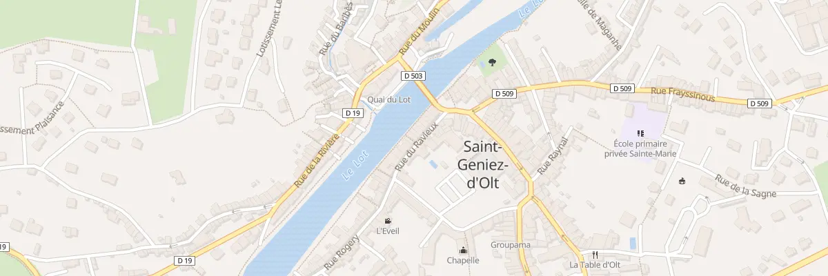 Plan du 14 Rue du Ravieux à Saint Geniez d’Olt et d’Aubrac