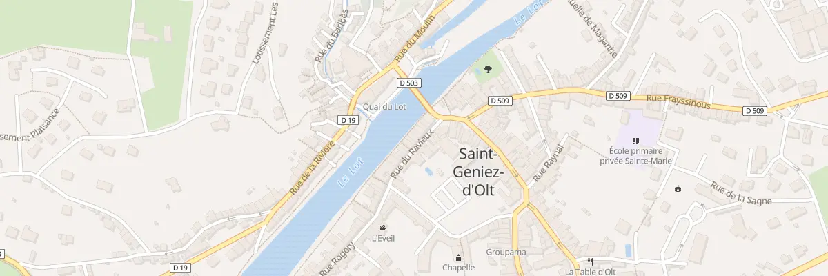 Plan du 10 Rue du Ravieux à Saint Geniez d’Olt et d’Aubrac