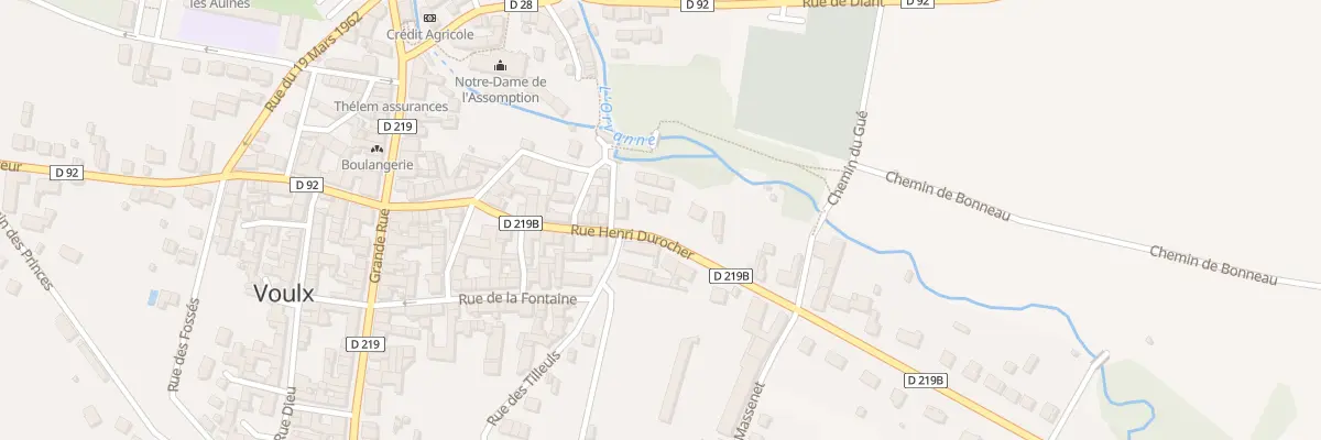 Plan du 31 Rue Henri Durocher à Voulx