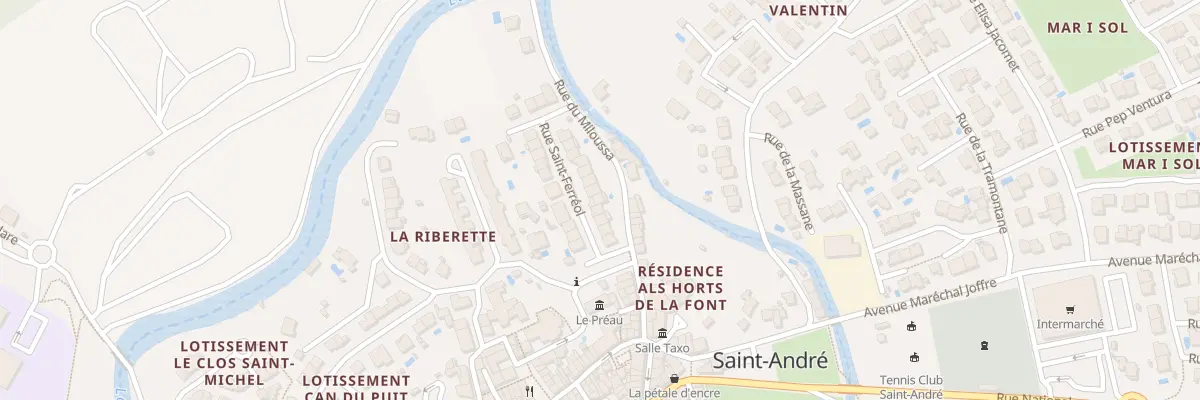 Plan du 24 Rue Miloussa à Saint-André
