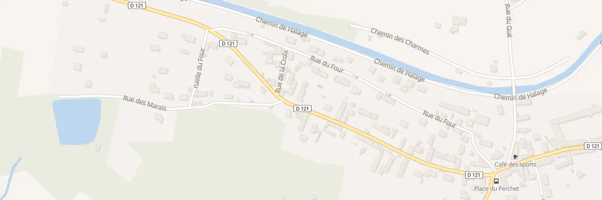 Plan du 38 Rue Charles de Gaulle à Congis-sur-Thérouanne