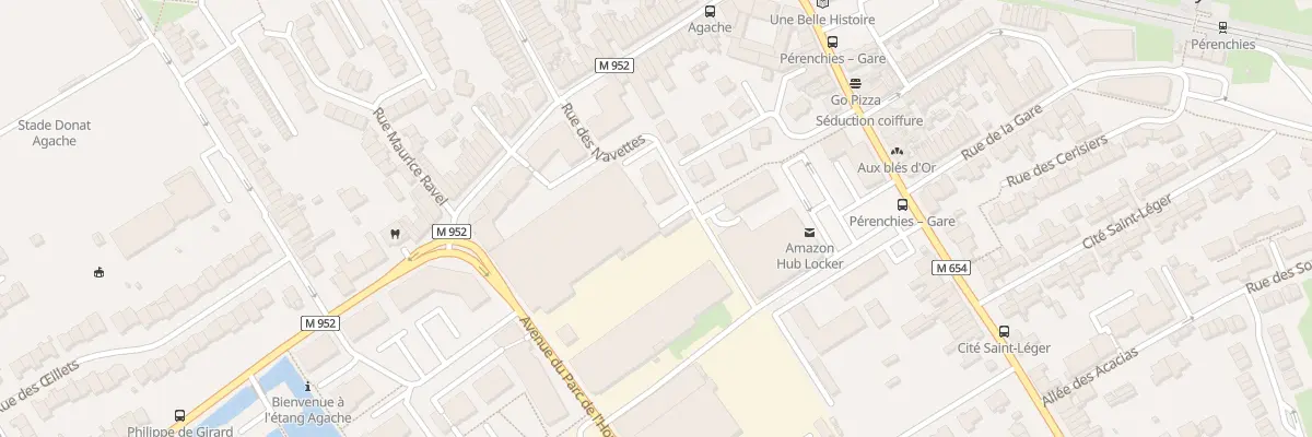 Plan de la Rue des Navettes à Pérenchies