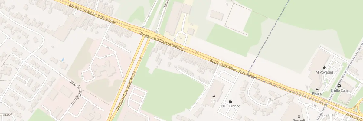 Plan du 870 Bd Albert Schweitzer à Hénin-Beaumont
