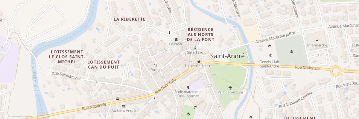 Plan du 17B Rue de la Republique à Saint-André