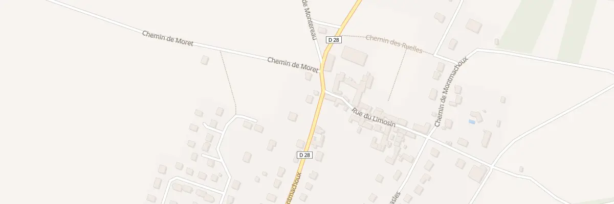 Plan du 47B Rte de Montmachoux à Voulx