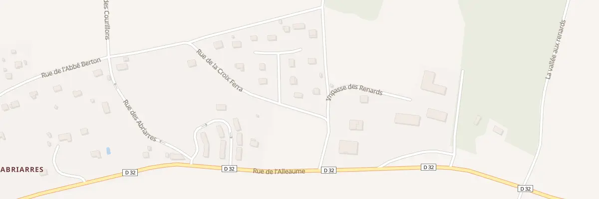 Plan du 118 Rue de la Croix Ferra à Chantecoq