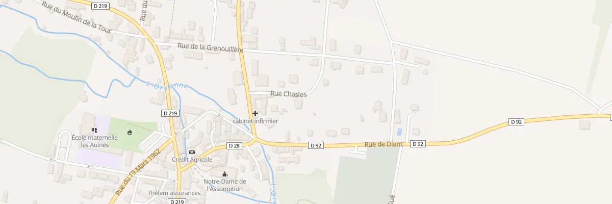 Plan du 4 Rue Chasles à Voulx