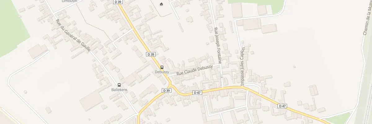 Plan du 55 Rue Claude Debussy à Hénin-Beaumont