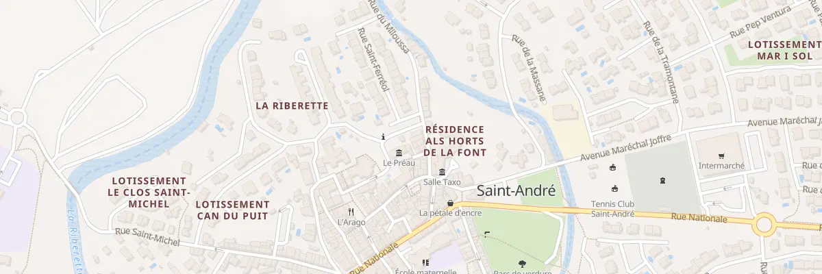 Plan du 14 Rue Miloussa à Saint-André