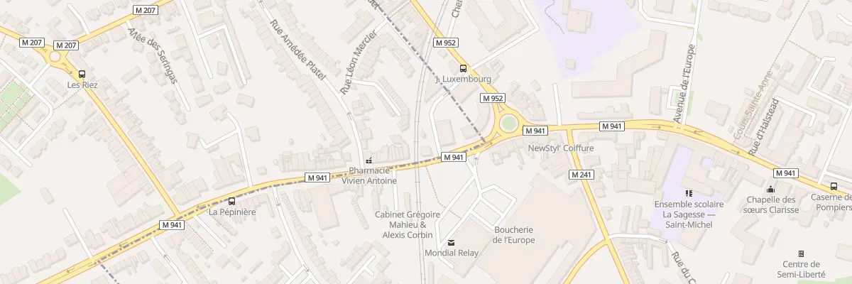 Plan du 1 Rue du Gen de Gaulle à Hallennes-lez-Haubourdin
