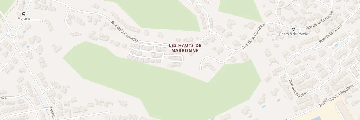 Plan du 45 Rue de la Corniche à Narbonne