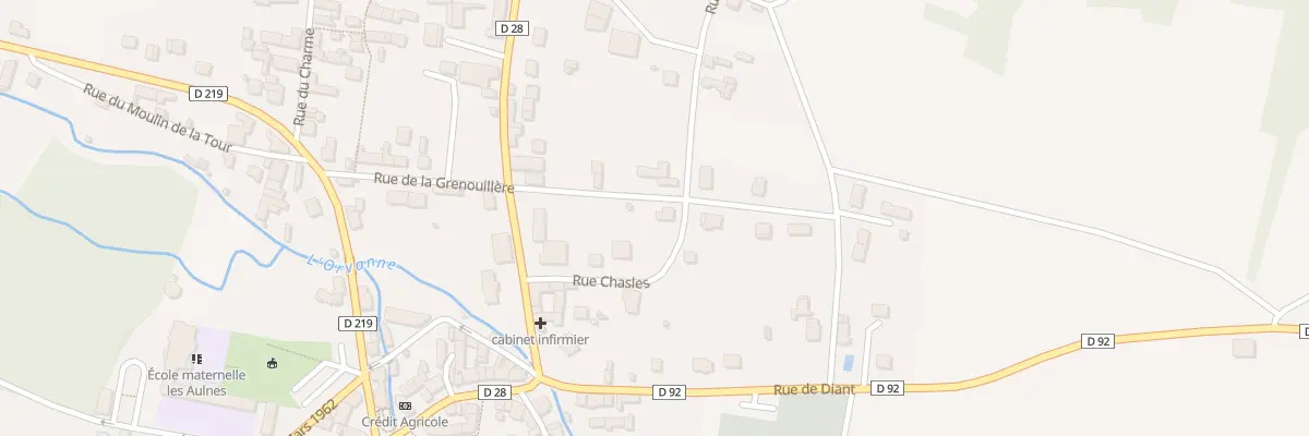Plan du 9 Rue Chasles à Voulx