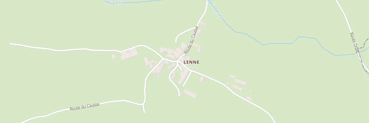 Plan du 1 Che d’Orbis à Saint-Martin-de-Lenne