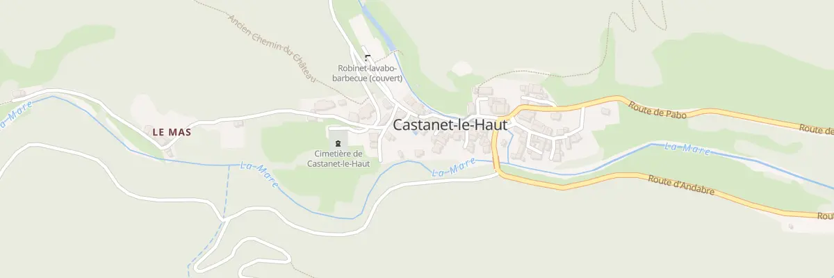 Plan du 7 Rue du Porche à Castanet-le-Haut