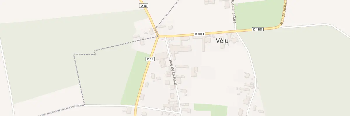 Plan du 3 Rue de La-haut à Vélu