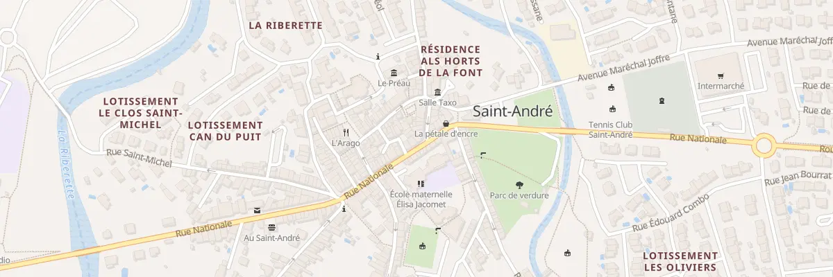 Plan du 54 Rte Nationale à Saint-André
