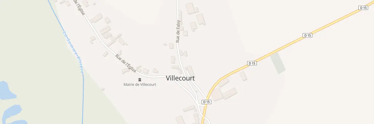 Plan du 2 Rue de Falvy à Villecourt