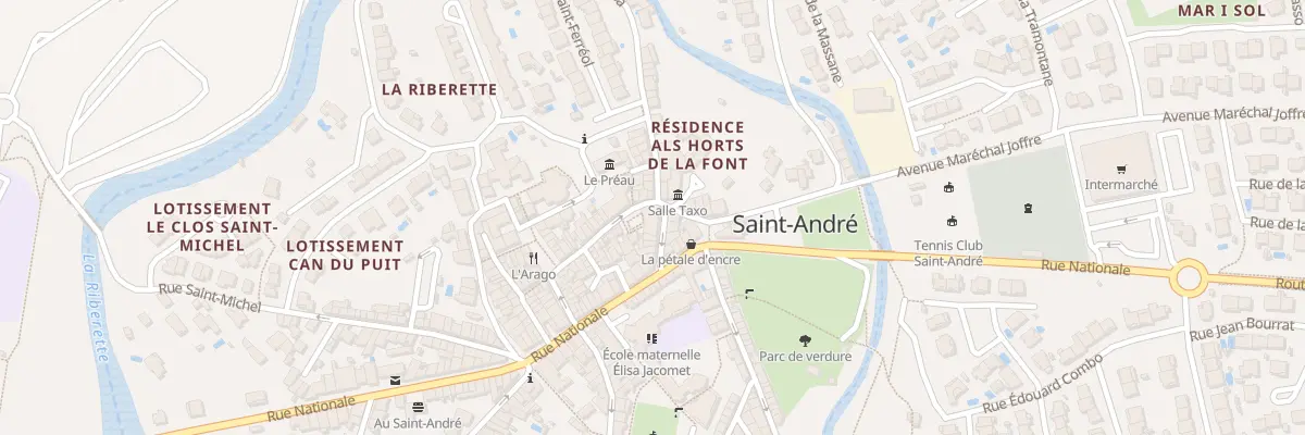 Plan du 8 Rue de Taxo à Saint-André