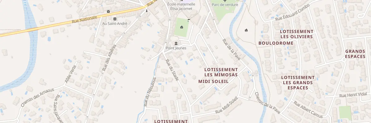Plan du 14 Rue du Canigou à Saint-André