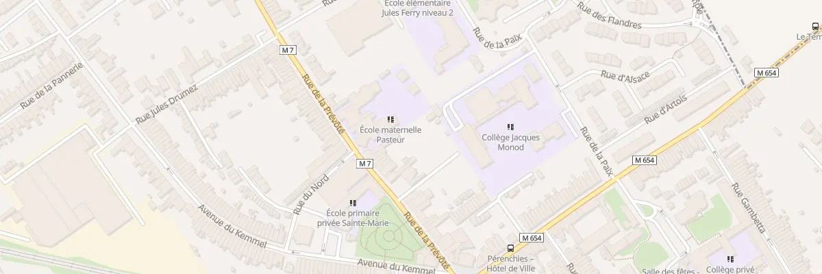 Plan du 36 Rue de la Prévôté à Pérenchies