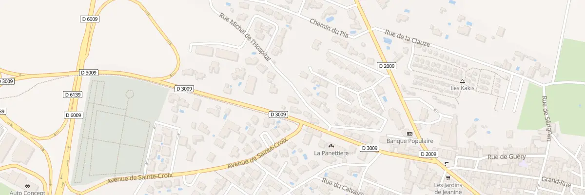 Plan du 7 Rue Michel de l’Hospital à Sigean