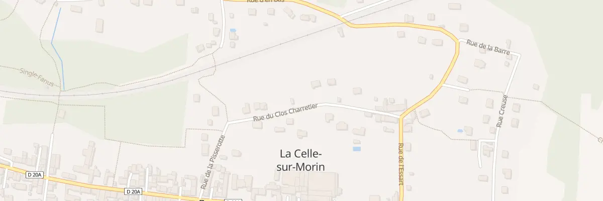 Plan du 12B Rue du Clos Charretier à La Celle-sur-Morin