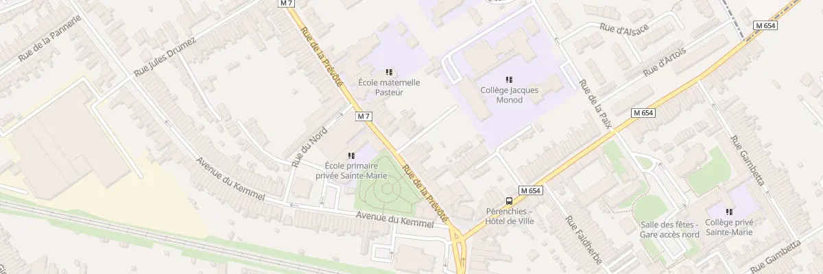 Plan du 22 Rue de la Prévôté à Pérenchies