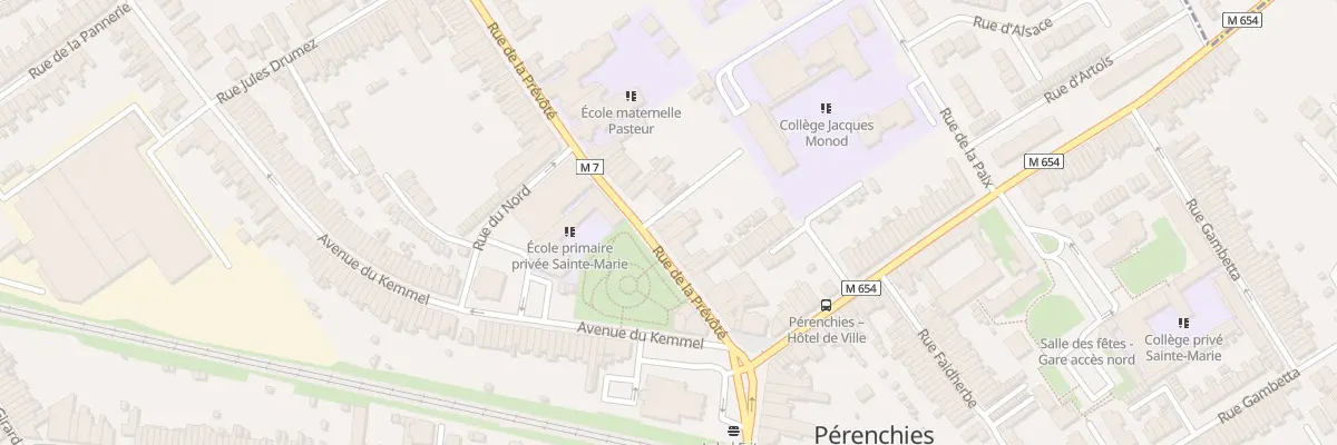 Plan du 20 Rue de la Prévôté à Pérenchies